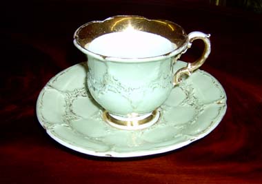 Mei�en 1820 Kaffeegedeck Reliefporzellan