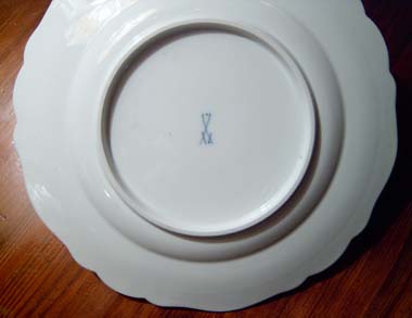 Mei�en Prunkteller 1920