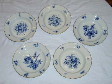 Mei�en antik 1860/80 Deutsche Blume