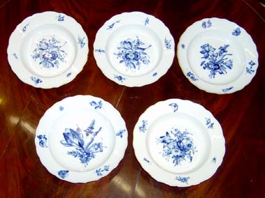 Mei�en antik 1860/80 Deutsche Blume